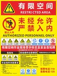 有限空间严禁入内警示牌