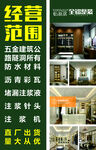 建筑材料经营范围展示