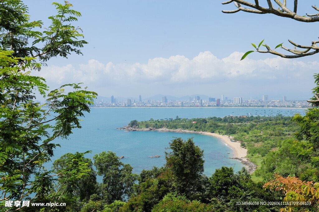 海边山林景致