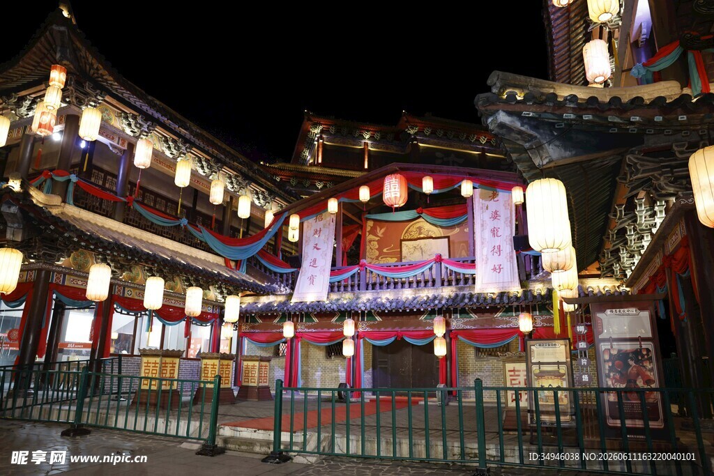 古建夜景