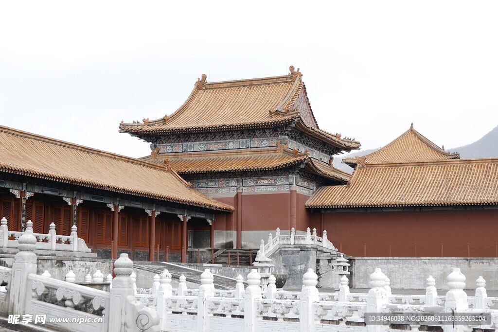 故宫古建筑群一角