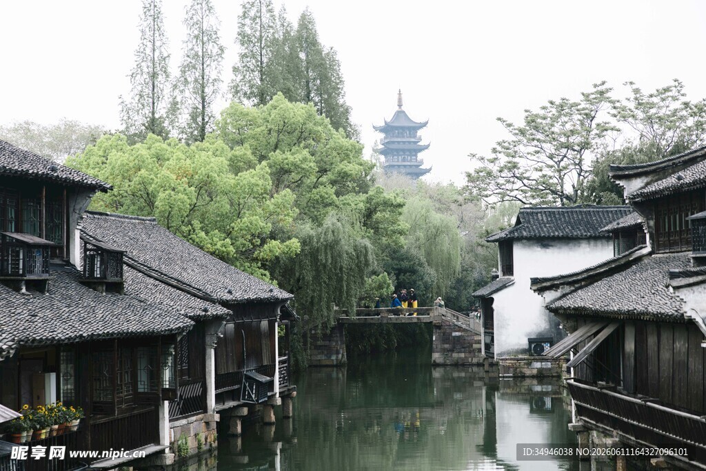 江南水乡古村落美景