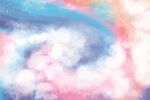 梦幻色彩的漩涡云朵