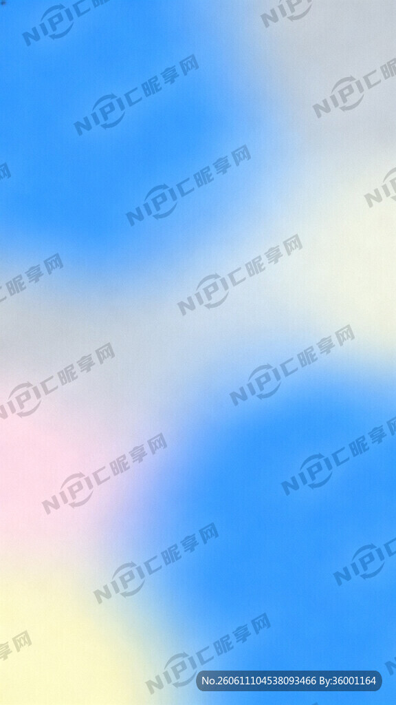 帮我生成一张主调颜色为蓝色