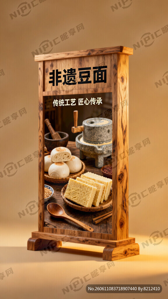 非遗豆面展架
