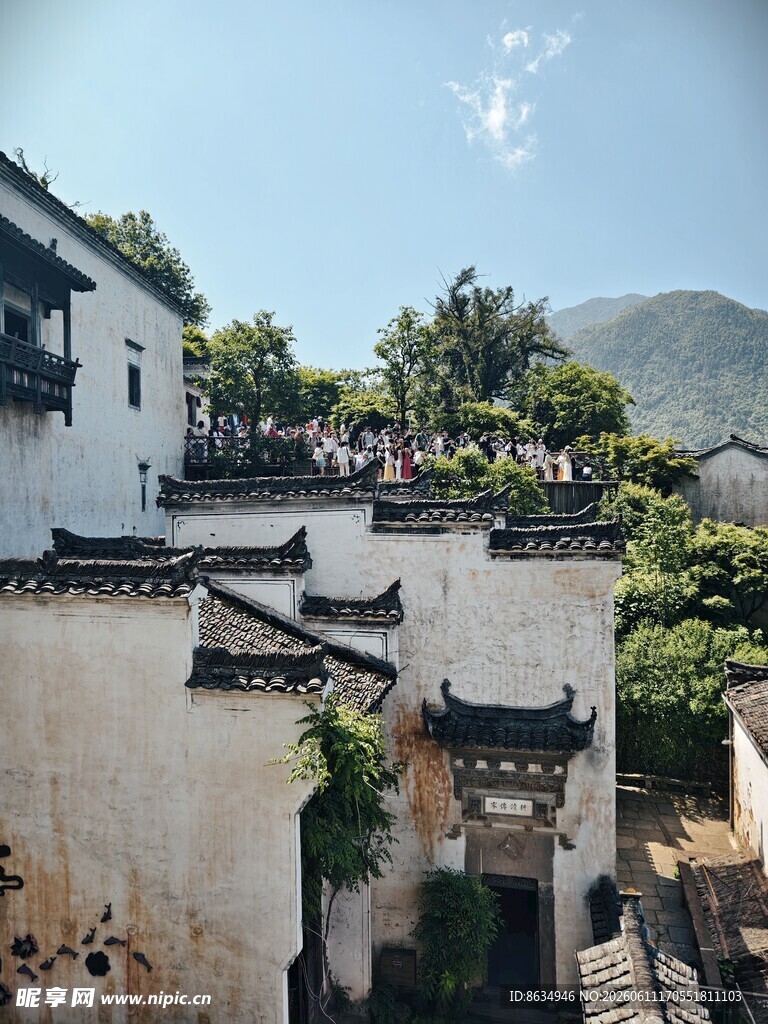 江西婺源篁岭  徽派古村落景致