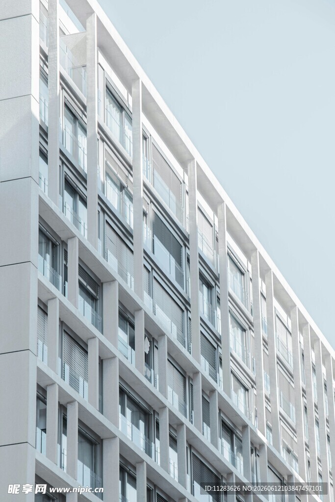 现代高层公寓建筑外观