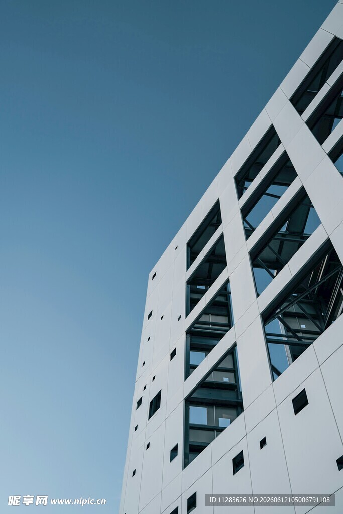 现代风格几何造型建筑