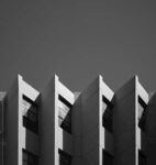 黑白建筑立面独特造型