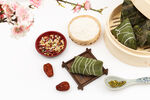 端午粽点与传统食材展示