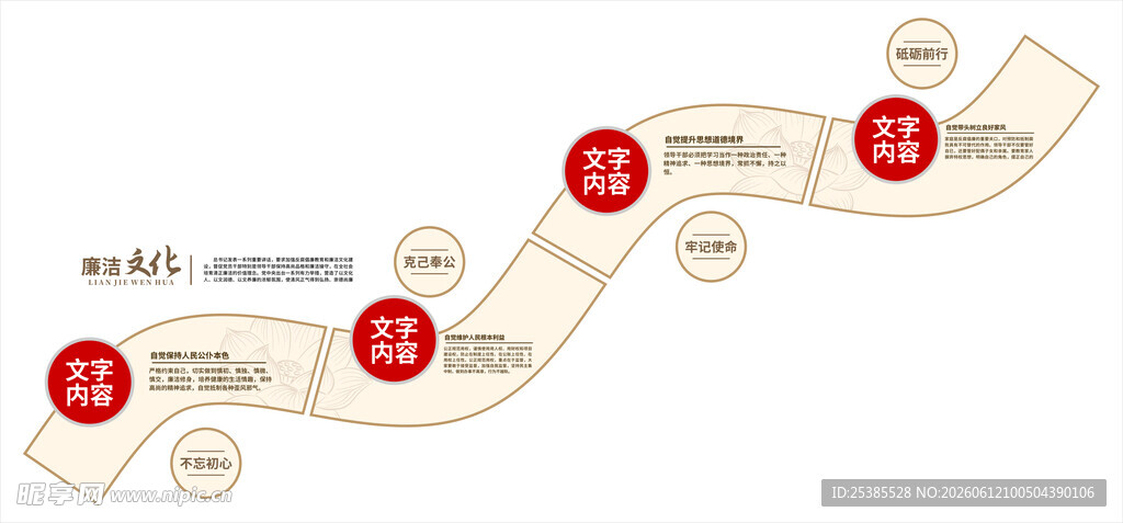 中式楼道文化墙