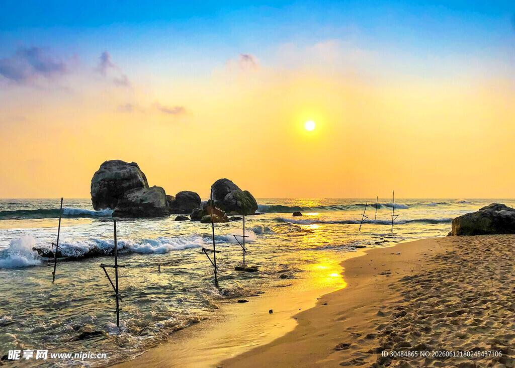 海边日落美景