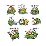 可爱粽子表情包 