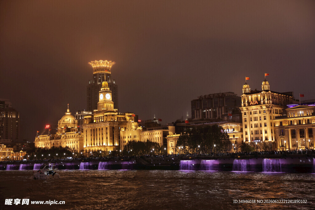 上海外滩璀璨夜景
