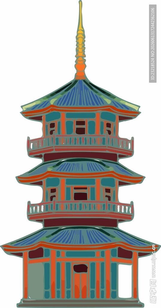 多层宝塔