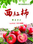 新鲜多汁西红柿