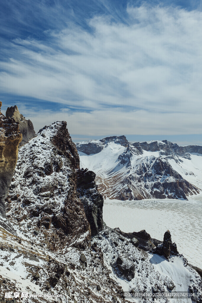 雪山壮丽景观