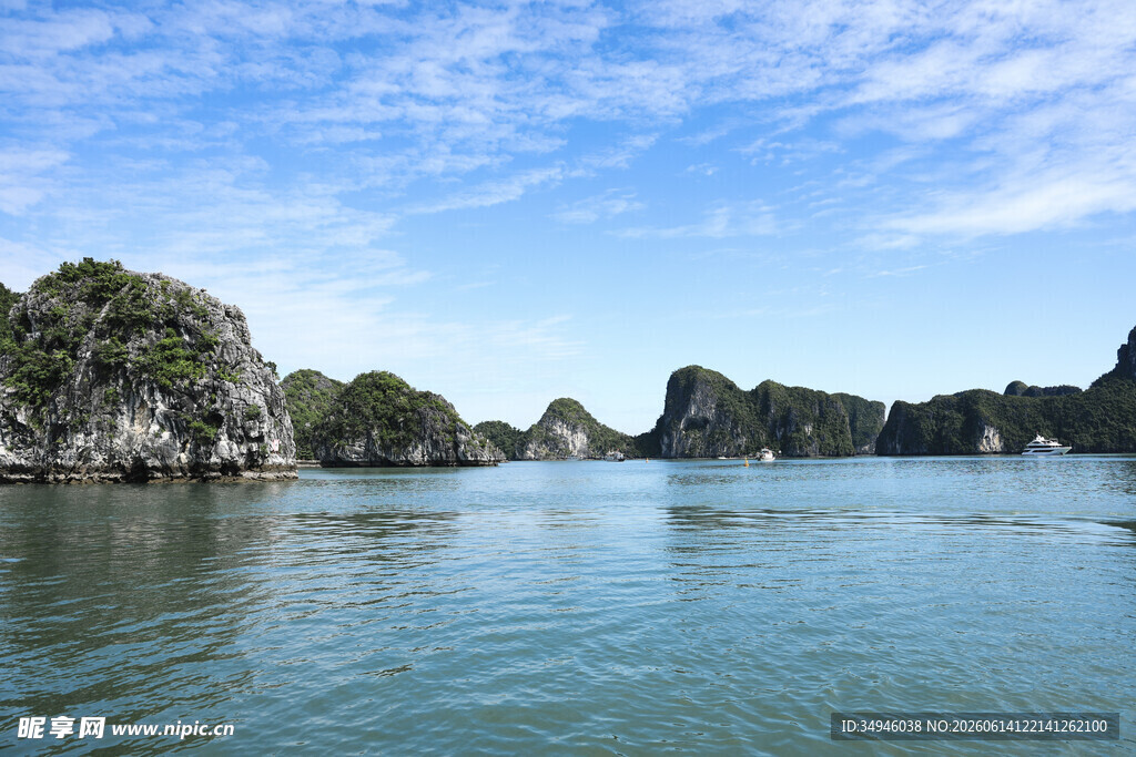 海上喀斯特风光美景