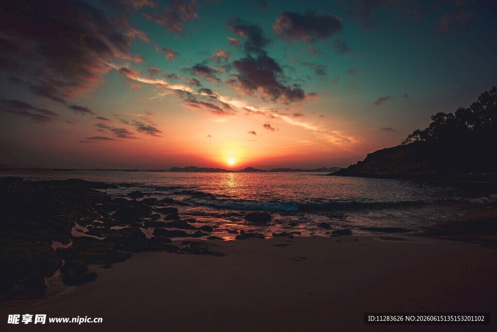 海边日落美景