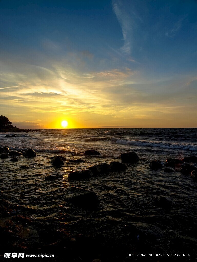 海边日落美景