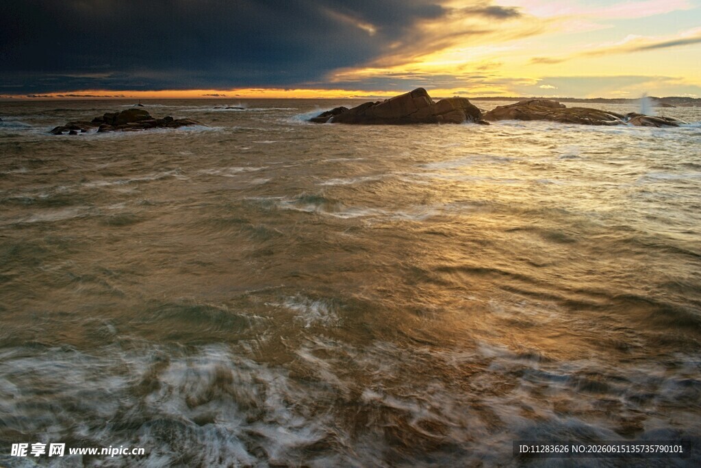 海边日落美景
