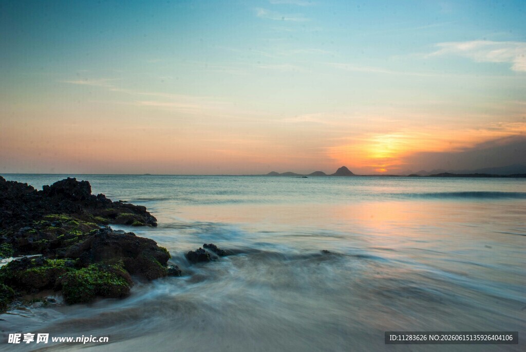 海边日落美景