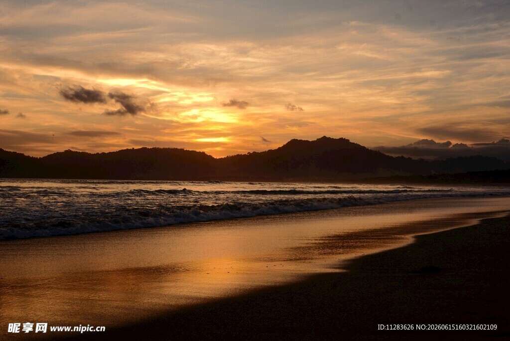 海边日落美景