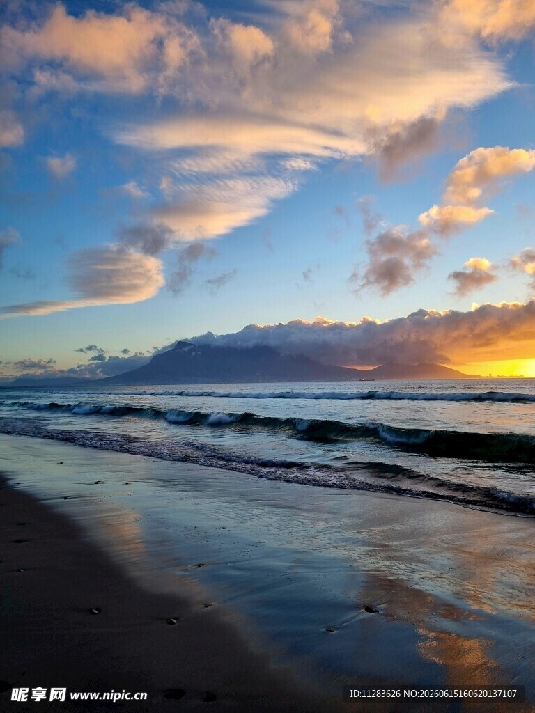 海边黄昏美景