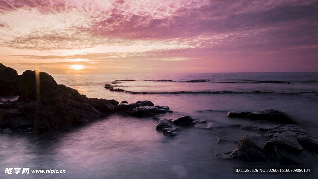 海边日落美景