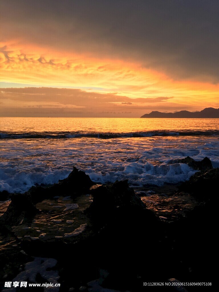 海边日落美景