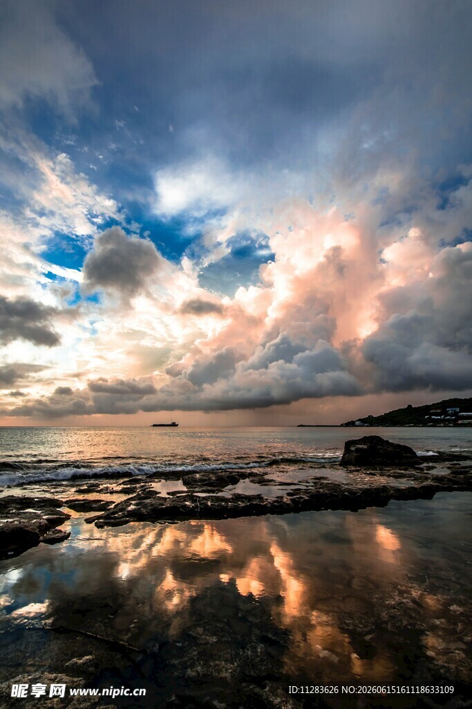 海边日落美景