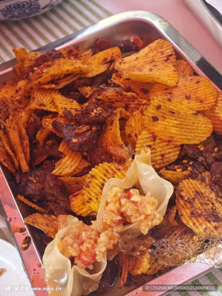 薯片牛肉