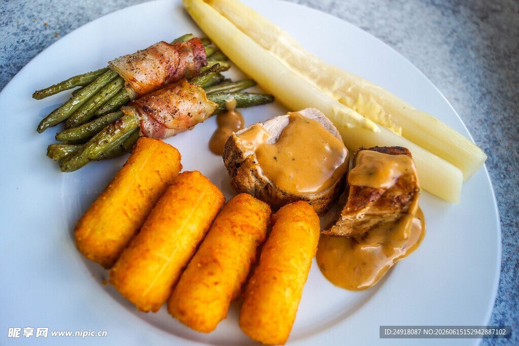 美味拼盘多样食材组合