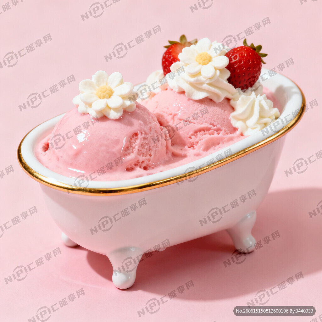 小浴缸冰淇淋