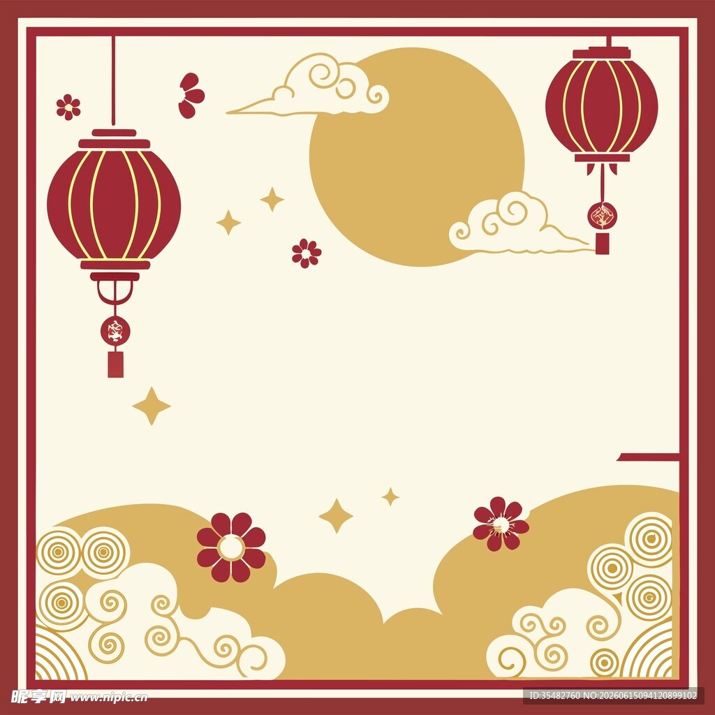 中式节日背景