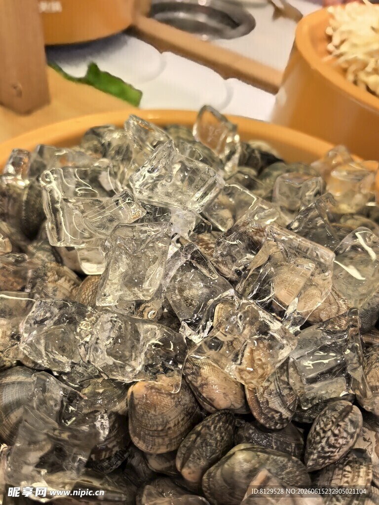 新鲜生蚝满满一盘待品尝