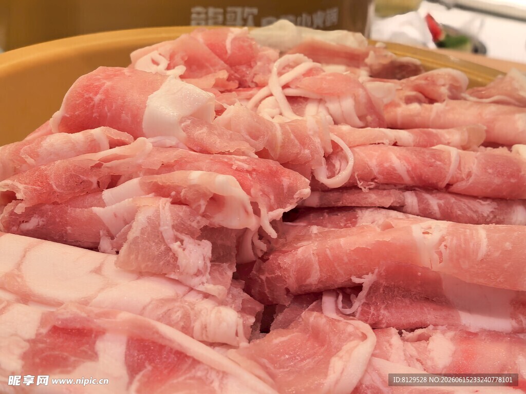新鲜肥牛肉卷