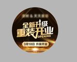 全新升级重装开业海报