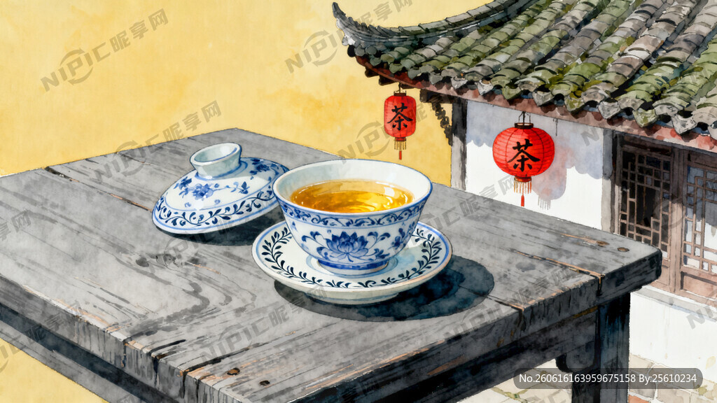 四川盖碗茶的背景