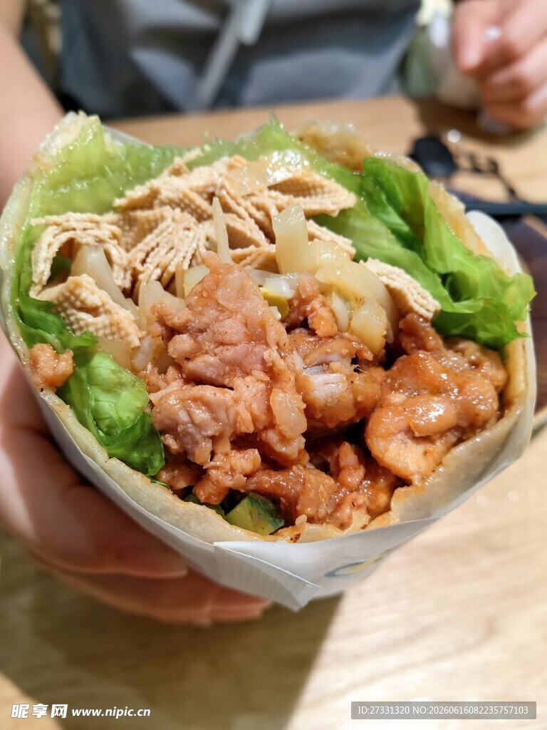 美味鸡肉卷