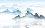 水墨山水间的缥缈意境
