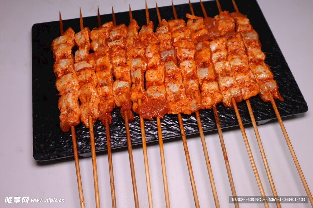 美味鸡肉串