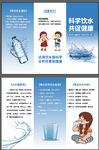 科学饮水知识宣传海报
