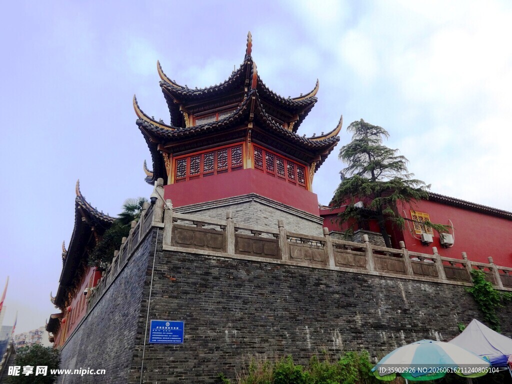 安徽合肥历史文化景点明教寺古教