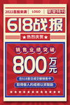 618战报销售业绩突破800万