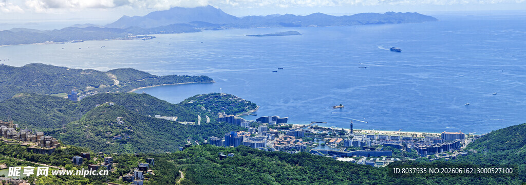深圳梅沙尖大梅沙方向