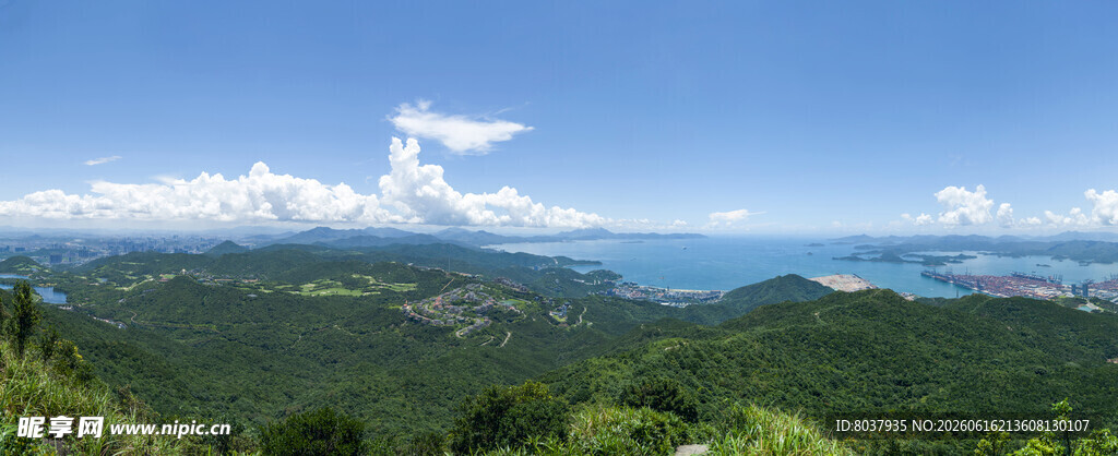 深圳梅沙尖全景