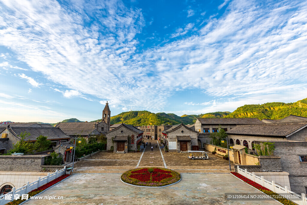 古村落庭院美景
