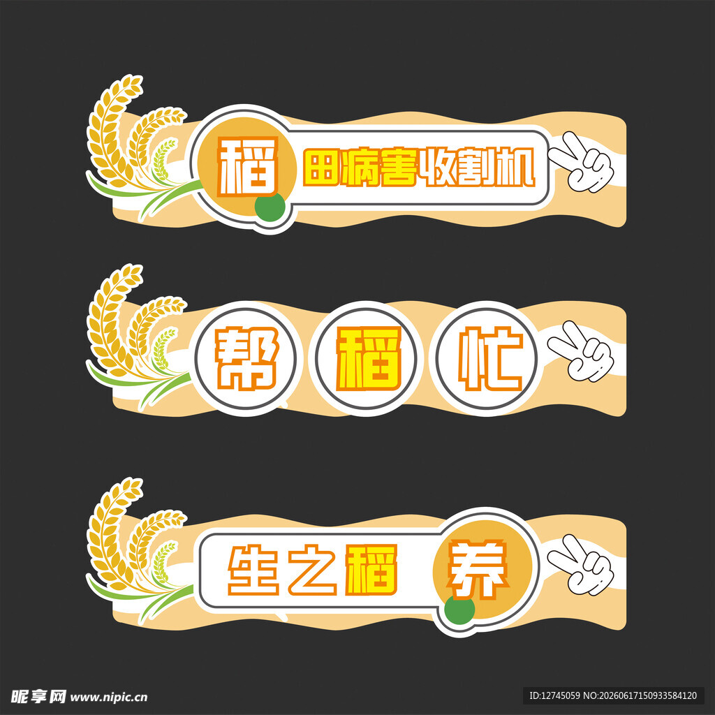 摊位 水稻摊位