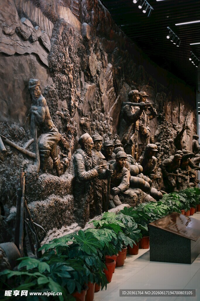 古代浮雕景观